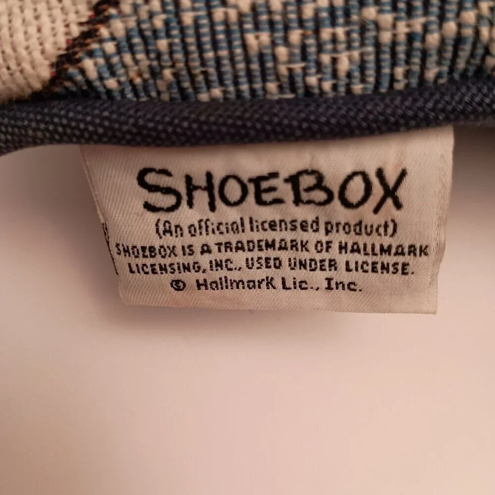 Shoebox Hallmark Pillow Men cant live with em can't play mind games without them